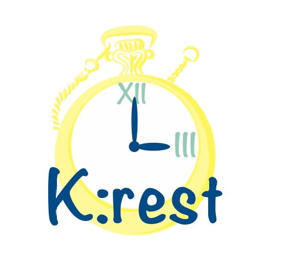 置き菓子・置きドリンクのオフィスサービス[K:rest]クレストのロゴ画像